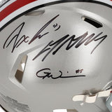 Jaxon Smith-Njigba, CJ Stroud, & Garrett Wilson Buckeyes Signed Authentic Helmet