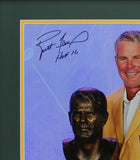 Brett Favre Signed Green Bay Packers Framed 16x20 Photo - HOF Speed w- HOF 16