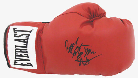 Marlon Starling Signed Everlast Red Boxing Glove w/Magic Man - (SCHWARTZ COA)