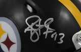 Troy Polamalu Autographed Pittsburgh Steelers Speed Mini Helmet - Beckett Holo