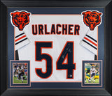 Brian Urlacher "HOF 18" Authentic Signed White Pro Style Framed Jersey BAS