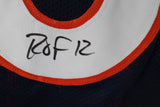 Rod Smith Autographed Broncos Custom Navy Jersey w/ ROF Inscription Beckett
