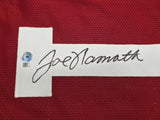 ALABAMA CRIMSON TIDE JOE NAMATH AUTOGRAPHED MAROON JERSEY BECKETT WITNESS 241649