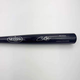 Autographed/Signed Alex Bregman Black Louisville Slugger Baseball Bat BAS COA