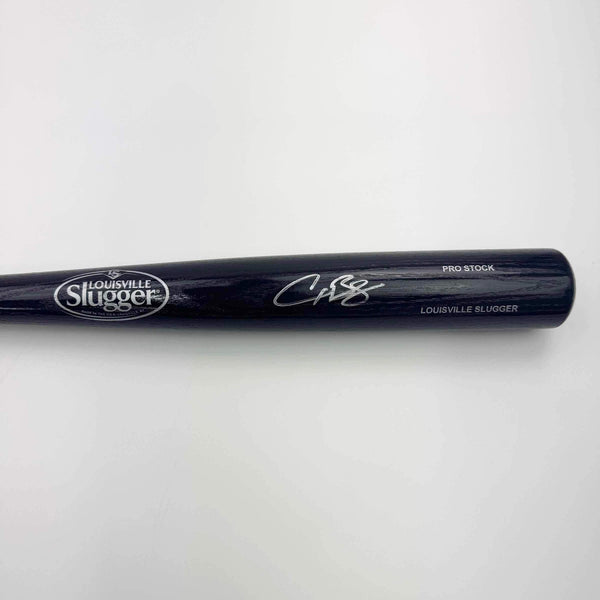 Autographed/Signed Alex Bregman Black Louisville Slugger Baseball Bat BAS COA