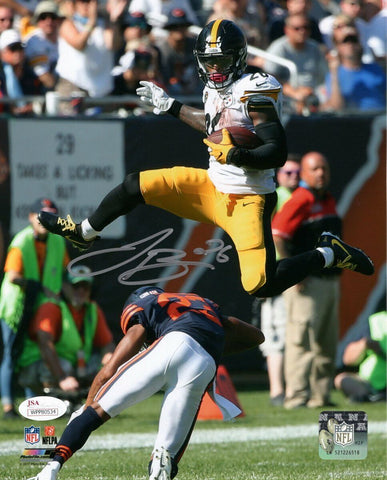 Le'Veon Bell Pittsburgh Steelers Autographed/Signed 8x10 Color Photo JSA 136748