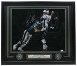 Brandon Graham Signed Framed 16x20 SB Strip Sack Spotlight Photo JSA