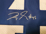 DALLAS COWBOYS ROD SMITH AUTOGRAPHED WHITE JERSEY BECKETT BAS STOCK #196486