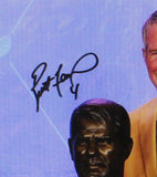 Brett Favre Signed Green Bay Packers Framed 16x20 NFL Hall of Fame Speech Photo