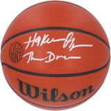 Hakeem Olajuwon Rockets Signed Wilson Heritage Series Basketball w/Dream Insc