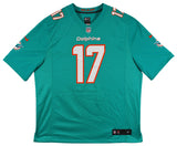 Dolphins Jaylen Waddle Signed Teal Nike Game Jersey w/ Silver Sig Fanatics