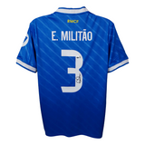 Eder Militao Signed Real Madrid Away Soccer Jersey #3 with Beckett Witness