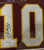 Derrick Brooks Signed Florida State Seminole 35x43 Framed Jersey (Beckett) Tampa