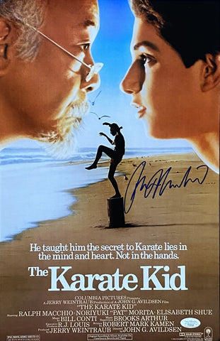 Ralph Macchio Signed 11x17 The Karate Kid poster Photo 2 JSA