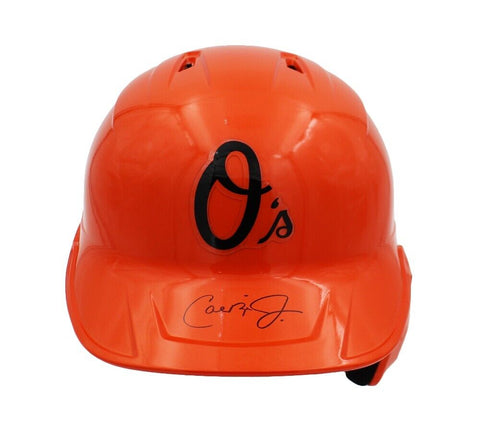 Cal Ripken Signed Baltimore Orioles Rawlings Full Size Orange MLB Helmet
