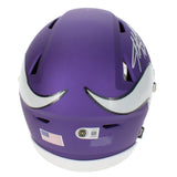 Adrian Peterson Autographed Minnesota Vikings Speedflex Midi Helmet Beckett