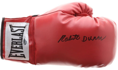 Roberto Duran Signed Everlast Boxing Glove (Schwartz) 103-16 Record in the Ring