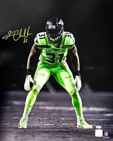 Kam Chancellor Signed 16x20 Photo Seattle Seahawks Color Rush Spotlight MCS Holo