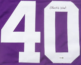 Charlie West Signed Vikings Jersey (JSA) NFL Champion 1969 / Defensive Back