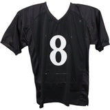 Lamar Jackson Autographed/Signed Pro Style Black Jersey JSA 43339