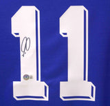 Robert Pires Signed France 1998 World Cup Soccer Jersey #11 with Beckett COA