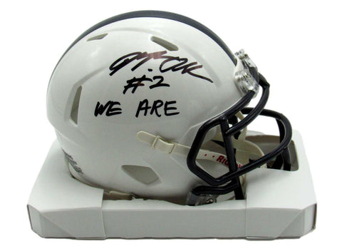 Marcus Allen Signed/Inscr Penn State Speed Mini Football Helmet JSA 167370