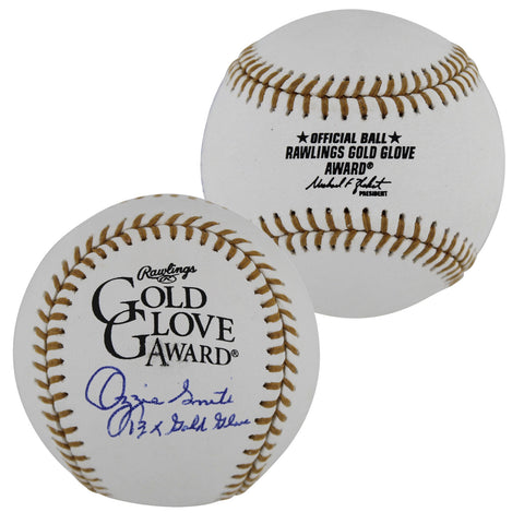 Cardinals Ozzie Smith "13x Gold Glove" Signed GG Logo Oml Baseball Fanatics