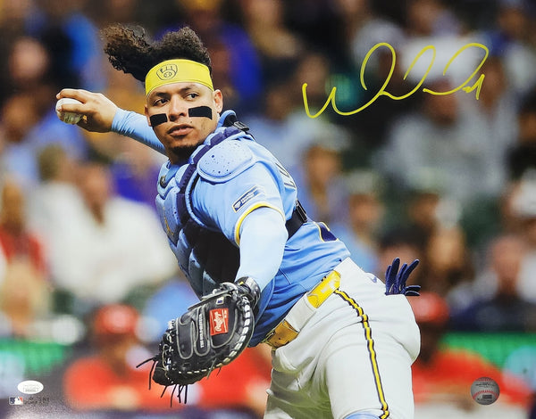 Milw. Brewers Catcher WILLIAM CONTRERAS Signed 16X20 Photo #7 AUTO - JSA