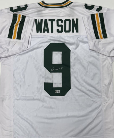 CHRISTIAN WATSON Signed Replica White Jersey - Green Bay Packers - BAS