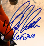 Floyd Little & Terrell Davis Dual Autographed 16x20 Broncos Photo Beckett COA