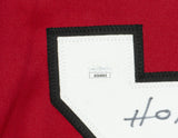 Bobby Hull Signed Custom Red Hockey Jersey HOF 1983 Golden Jet Insc JSA