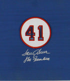 Tom Seaver Signed New York Mets 12x36 Patches Board with "The Franchise" Insc
