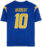 Justin Herbert Los Angeles Chargers Autographed Royal Blue Limited Jersey
