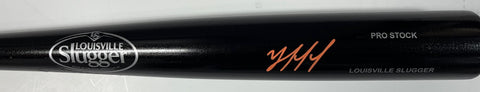 Astros WS Champ YORDAN ALVAREZ Signed Louisville Slugger Black Bat AUTO - BAS