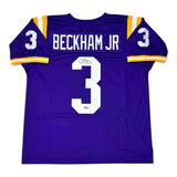 Odell Beckham Jr. Autographed Signed Purple Jersey Beckett Authenticated