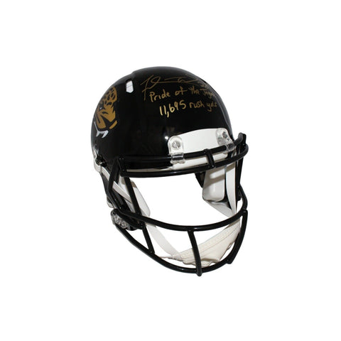 Fred Taylor Signed Jacksonville Jaguars TB Authentic Helmet Insc. Beckett 42348