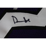 Damon Stoudamire Autographed/Signed Purple Pro Style Jersey BAS 45993