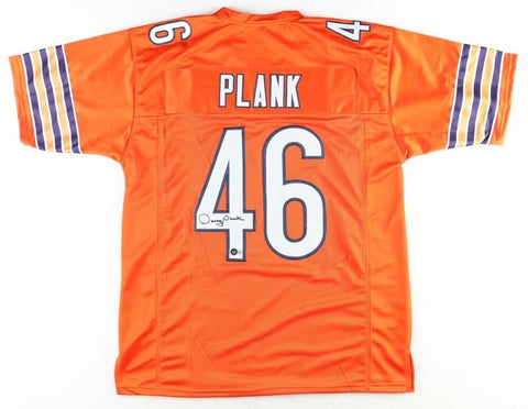 Doug Plank Signed Chicago Bears Jersey (Beckett) 1975 12th Round Pick Ohio State