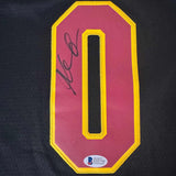 Framed Autographed/Signed Kevin Love 35x39 Cleveland Black Jersey BAS COA