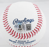 Reggie Jackson Autographed Rawlings OML Baseball HOF - Beckett W Hologram *Blue