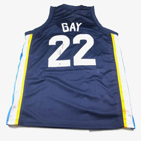 Rudy Gay signed jersey PSA/DNA Memphis Grizzlies Autographed