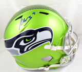 Kenneth Walker III Signed Seattle Seahawks F/S Flash Speed Helmet-Beckett W Holo