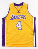 Ron Harper Signed Los Angeles Lakers Jersey (PSA COA) 2xNBA Champion with L.A.