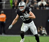 Brock Bowers Signed Las Vegas Raiders 35x43 Framed Jersey (Beckett) Pro Bowl T.E