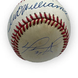 Ted Williams & David Ortiz Dual Signed Autographed Baseball JSA