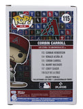 D-Backs Corbin Carroll Authentic Signed #115 Funko Pop Vinyl Figure JSA #CI50044