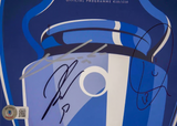 Modric, Vinicius Jr, Benzema Signed Champions League Final Program with BGS COA