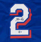 Marcus Semien Signed Texas Rangers Custom '2023 World Champs' Jersey (Beckett)