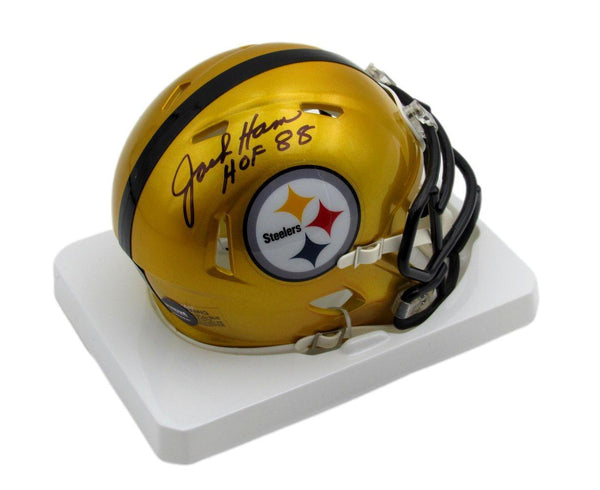 Jack Ham HOF Autographed Flash Mini Football Helmet Steelers PROVA
