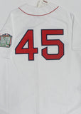 Red Sox HOF'er PEDRO MARTINEZ Signed Official Mitchell & Ness Jersey AUTO JSA